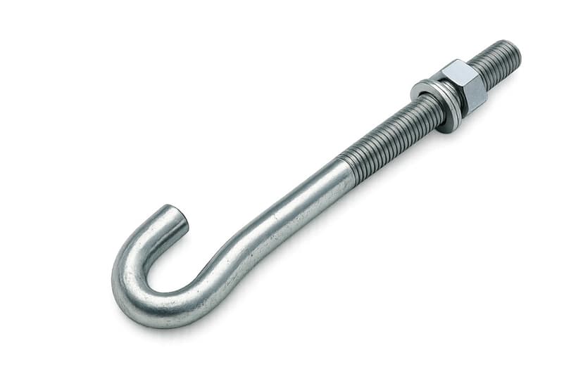 Foundation bolts and anchoring hardware